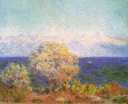 Claude Monet At Cap d'Antibes, Mistral Wind oil painting reproduction